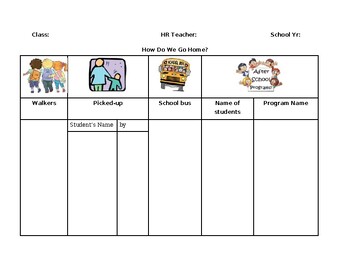 Preview of Dismissal Chart