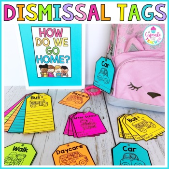 Preview of Dismissal Tags (EDITABLE) | How Do We Go Home