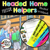 Back to School Dismissal Tags Charts