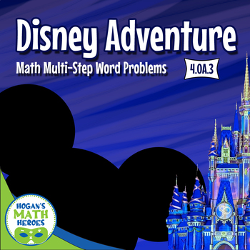 Preview of Disney Adventure - Math Multi-Step Word Problems