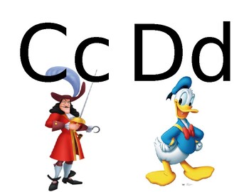 Preview of Disney Alphabet
