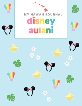 Preview of Disney Aulani Hawaii Travel Journal for Kids and Teens
