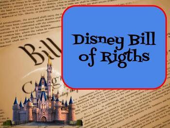 Preview of Disney Bill of Rights