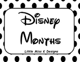 Disney-Themed Months Display