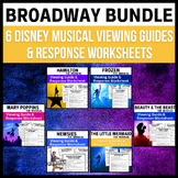 Disney Broadway Bundle → 6 Musical Theatre Viewing Guides 