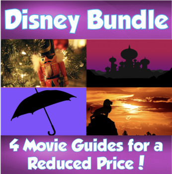Preview of Disney Bundle: The Lion King, Mary Poppins, Aladdin, and The Nutcracker