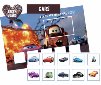 disney cars token board editable by dayna russo tpt