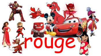 Disney/Cartoon Colour posters FRENCH by Aleisha Rodriguez | TPT