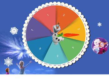 prize wheel cartoon