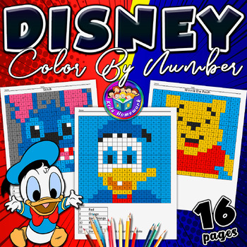 Disney Characters Paint By Numbers - Paint By Numbers
