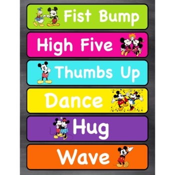Disney Inspired Classroom Decoration – Poster – Choose Your Greeting