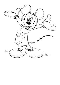 Disney Coloring Book : Mickey mouse coloring pages for Kids by