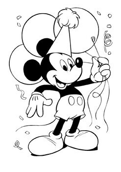 mickey mouse free disney coloring pages