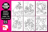 Disney Coloring Pages for Adult and Kids Part 1