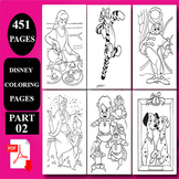 Disney Coloring Pages for Adults and Kids Part 2