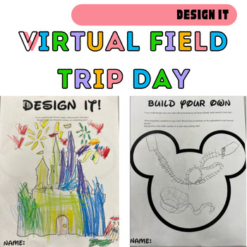 Preview of "Disney Day" Virtual Field Trip Worksheets