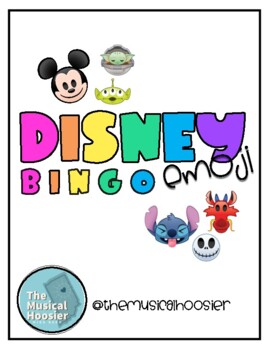 Preview of Disney Emoji Bingo