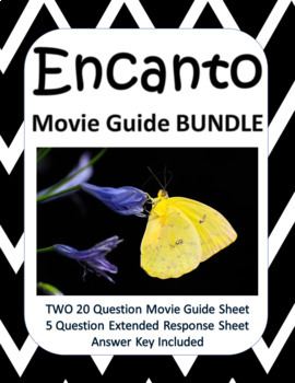Preview of Disney Encanto Movie Guide BUNDLE - Google Copy Included