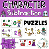 Disney Fairy Tale Characters Themed Subtraction Puzzles! 6