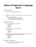 Disney Figurative Language Review Bundle