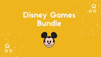 Preview of Disney Games Bundle - Great for Zoom or Virtual Learning! Brain Breaks