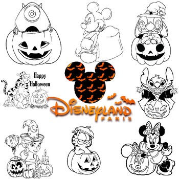 A Magical Disney Halloween - Sticker Sheet Disney, Halloween