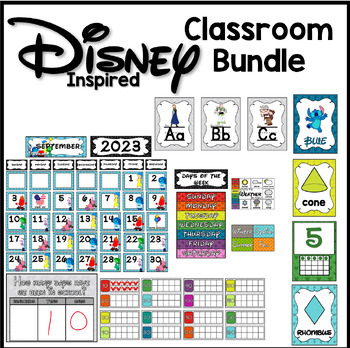 Preview of Disney Inspired Classroom Theme Bundle