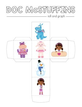 Disney Doc Mcstuffins Inspired Roll And Graph Activity Data Sheets