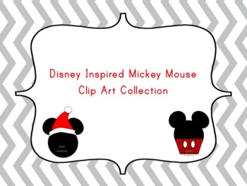 Preview of Disney Inspired Mickey Mouse Clip Art Collection