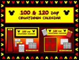 Disney-Inspired Mickey Theme Countdown Calendar 100 & 120 Day