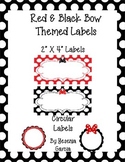Bow Themed Labels (Editable) Set 1