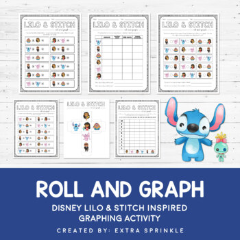 Disney Lilo And Stitch Inspired Roll And Graph Activity Data Sheets