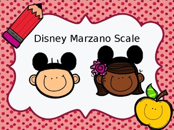 Preview of Disney Marzano Scale