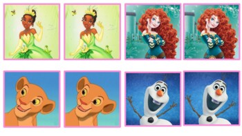 Preview of Disney Matching Game
