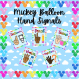 Disney Mickey Mouse Balloon Multicultural Hand Signals