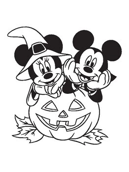 DISNEY'S MICKEY & FRIENDS ~FALL & HALLOWEEN COLORING BOOK SET~ 300 PAGES