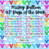 Disney Mickey Mouse Balloon UP Days of the Week