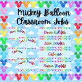 Disney Mickey Mouse Balloons Classroom Jobs