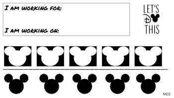 Preview of Disney Mickey Mouse Token Board
