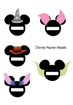 Disney Name Plate #7 (Editable) by JDClassroomCreations | TPT
