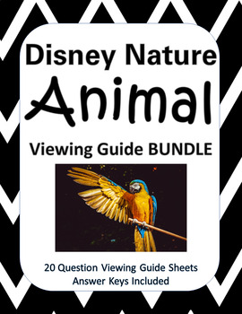 Preview of Disney Nature Viewing Guide BUNDLE - Google Copy Included