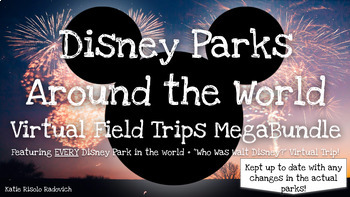 Preview of Disney Parks Around the World MEGABUNDLE - 13 Virtual Field Trips