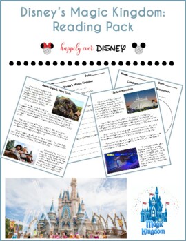 Preview of Disney Parks | Magic Kingdom Reading Pack