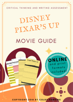 Preview of Disney Pixar's Up Movie Guide Packet + Activities + Sub Plan + Best Value
