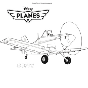 disney planes bulldog coloring pages