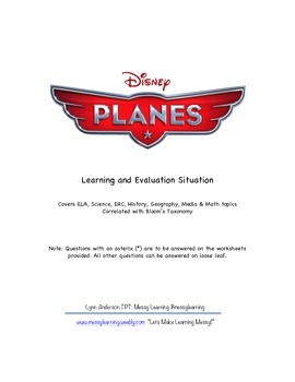 Preview of Planes Lesson Plan