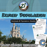 Disney Population -- Decimals & Population Density - 21st 