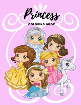 Preview of Disney Princess 70 Coloring Pages