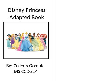 Disney Princess Adapted Book Subject Verb Object By Colleen Gomola