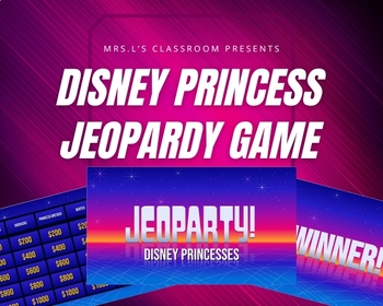 Preview of Disney Princess "Jeoparty" Trivia Game